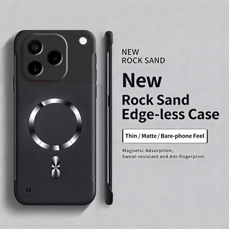 Ultra Thin Frameless Phone Cover - Funda de arena sin marco para