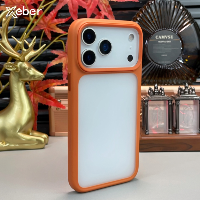 Clear Shockproof Bumper Case - Funda mate transparente de TPU de