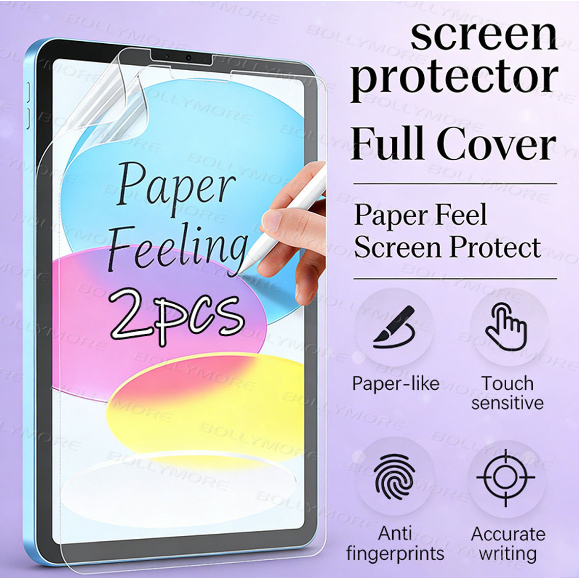Matte Anti Glare Screen Protector - 2 piezas, película protectora plana, adecuada