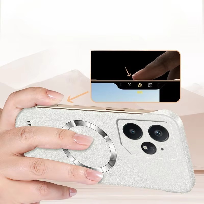 Funda de arena sin marco para  - Ultra Thin Frameless Phone Cover reseña y precio