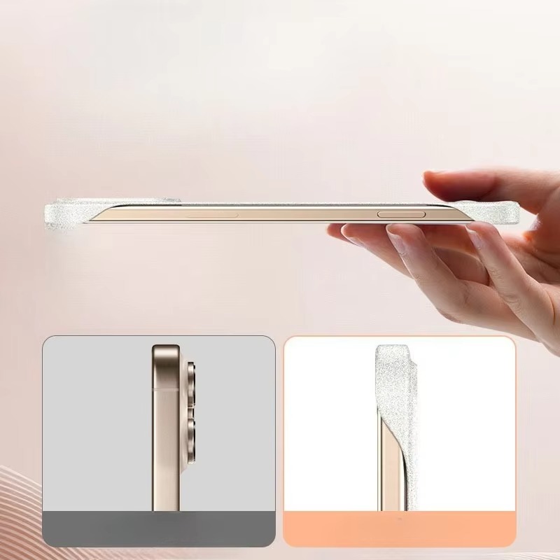 Funda de arena sin marco para  - Ultra Thin Frameless Phone Cover reseña y precio