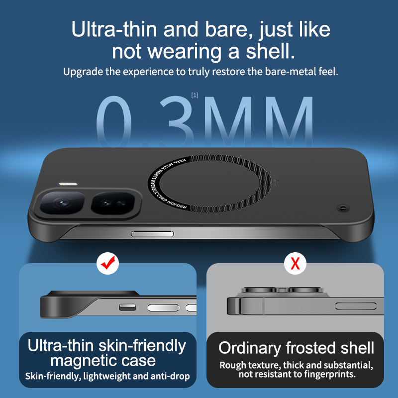 Funda para Teléfono sin Marco  - Ultra Thin Frameless Phone Cover reseña y precio