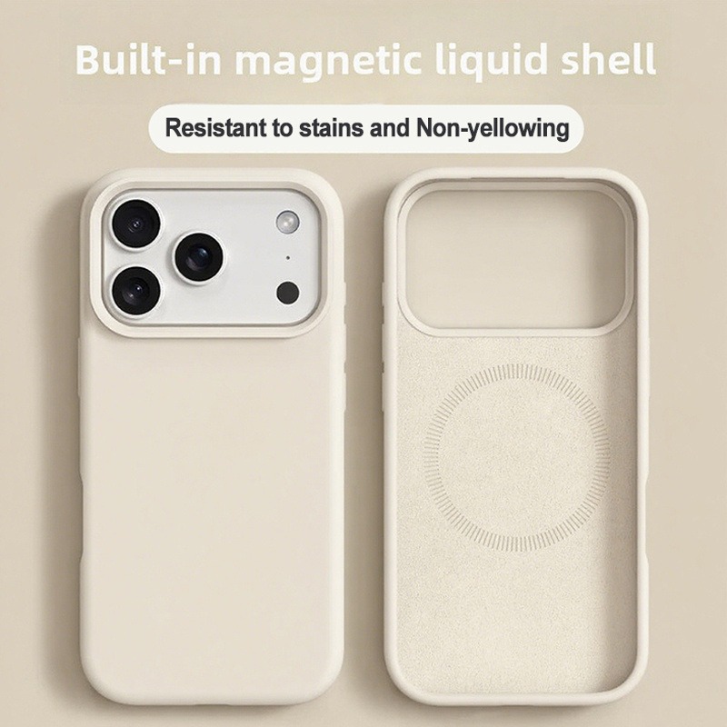 Funda magnética de silicona lí - Liquid Silicone Magnetic Phone Case reseña y precio