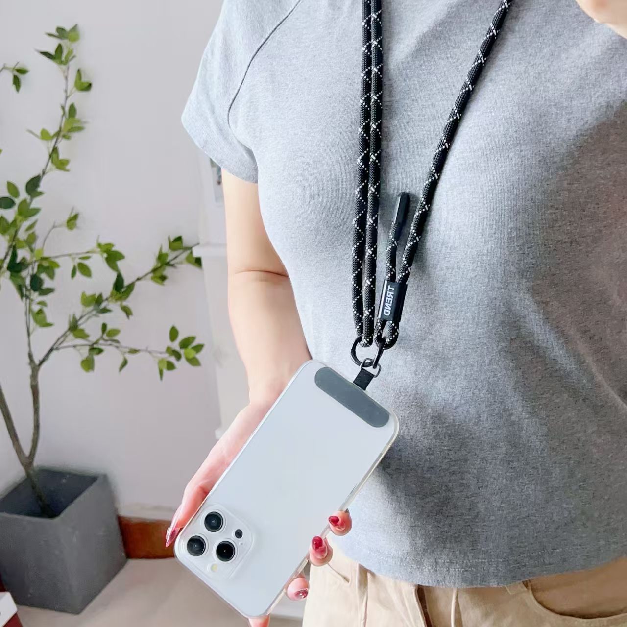 Cordón ajustable antipérdida p - Crossbody Lanyard Neck Strap Case reseña y precio